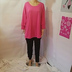 Pink thin sweatshirt material size 3xl [22waist]